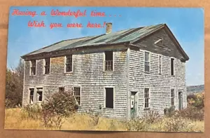 UNBENUTZTE POSTKARTE - LUFTIGES MOTEL, EINE WUNDERBARE ZEIT, WÜNSCHTE, SIE WÄREN HIER - Bild 1 von 4