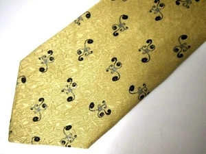 Vtg Zanzara Mens Necktie Tie Green Grey Black Silk 58" Career - Picture 1 of 4