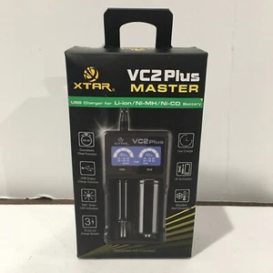 Xtar VC2 Plus Master USB Charger For Li-ion/Ni-MH/Ni-CD Battery. New! - Picture 1 of 7