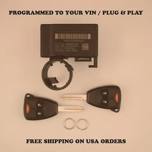 2004-2006 Dodge Durango Dakota Immobilizer 56038675AR VIN Programmed Plug & Play - Picture 1 of 4