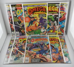 Omega The Unknown Complete Series #1-10 1975 Marvel Comics High Grade Jim Mooney - Bild 1 von 21