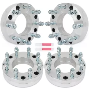 4 Pcs 2" Wheel Adapters For 2012-2018 Ram 1500 with 8 Lug Wheels 5x5.5 to 8x6.5 - Picture 1 of 14