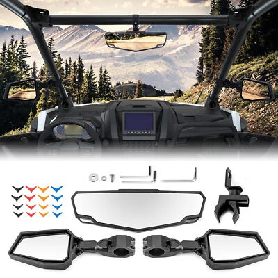 Racing UTV Side & Center Mirrors For Polaris RZR PRO XP/PRO R/Turbo R 2020-2025 - Image 1 of 4