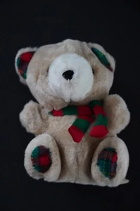 OSO NAVIDAD VINTAGE PELUCHE 5" - Imagen 1 de 2