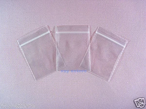 100 Poly Reißverschlusstaschen 2,7 x 3,9 Zoll_7 x 10 cm klare Aufbewahrung wiederverschließbar Kunststoff - Bild 1 von 12