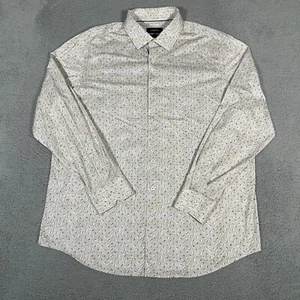 Bugatchi Camicia Uomo 2XL Modello Marrone Ooohcotton Tech 8 Vie Elasticizzata Bottoni - Foto 1 di 9
