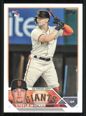 2023 Topps #264 Steele Walker RC - Image 1 of 2
