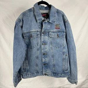 Vintage Soffe Florida Alligatoren Denim Knopfleiste Jacke Herren Größe Medium - Bild 1 von 12