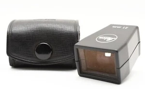 [Exc+5 w/case] Leitz WETZLAR Logo 21mm View Finder Leica Chrome Black From JAPAN - Picture 1 of 24