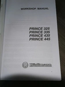 Hurlimann PRINCE 325 335 435 445 tractor workshop service repair manual book - Picture 1 of 9