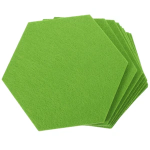 12 Pcs Soundproof Felt Decorative Panel Hexagonal Boards Bulletin Office - Picture 1 of 12