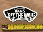 Autocollant de skateboard Vans "Off The Wall" autocollant, authentique, 3" x 1,25", NEUF