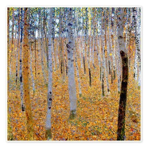 Poster Buchenwald I - Gustav Klimt - Bild 1 von 7