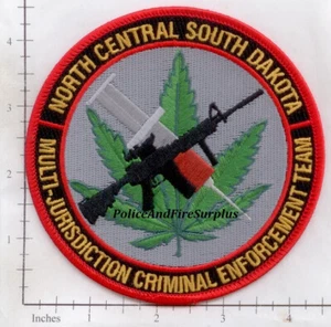 South Dakota - North Central Multi Jursidictional Team SD Police Dept Patch - Picture 1 of 1