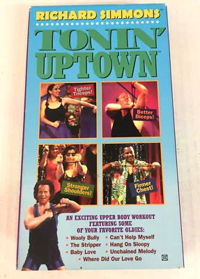 Richard Simmons Tonin' Uptown VHS tape Ships Same Day With Tracking - Image 1 of 3