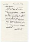 Lettre signée Louise Pound signature dédicacée féministe Nebraska Temple de la renommée