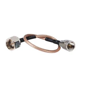 F Male straight to FME Male Plug straight Pigtail Cable RG316 30cm 12" - Bild 1 von 3
