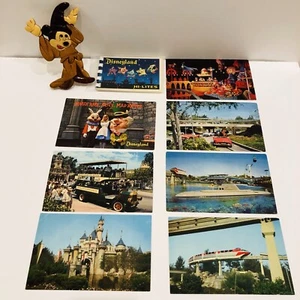 Konvolut Disneyland Souvenir Postkarten und Holz Mickey Mouse Wandrelief - Bild 1 von 7