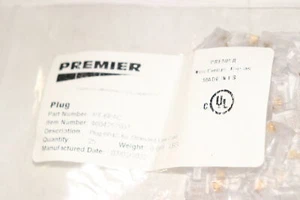 (25-Pk) Premier Modular Plug 6P4C For Round Cable PT-6P4C - Picture 1 of 3