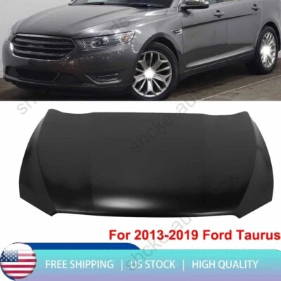 Primed Hood Panel For 2013-2019 Ford Police Interceptor Sedan Taurus Replacement Foto 1 de 4