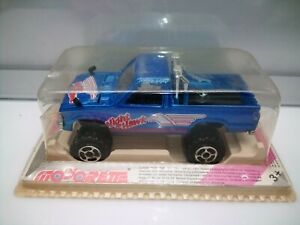 Majorette  / #292 - 1980s Toyota Hilux Pickup - Blue - Night Hawk - Model Car