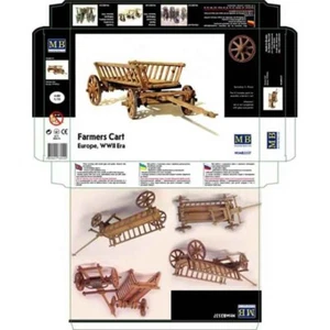 MASTER BOX MB3537 Plastic Figure Kit Scale 1:35 Farmers Cart, WWII Europe - Picture 1 of 14