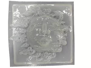 Kissing Sun Face Plaster or Concrete Mold 7084 Moldcreations - Picture 1 of 2
