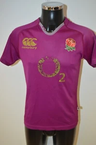 Mens Canterbury England Rugby Shirt (slight damage to collar) - Small (43785) - Picture 1 of 10