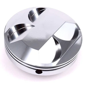 New Chrome Engine Oil Cap High Compression Piston Style For Honda & Acura - Bild 1 von 4