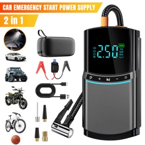 Car Jump Starter 1000Amp 10000mAh 12V Lithium Battery Booster Pack Power Bank UK - Picture 1 of 14