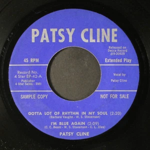 PATSY CLINE / CARL BELEW: gotta lot of rhythm in my soul + 1 / coole Alligator Schuhe - Bild 1 von 2