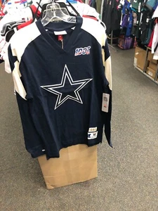 Dallas Cowboys NFL TEAM INSPIRED LONG SLEEVE SHIRT Mitchell & Ness - Picture 1 of 8