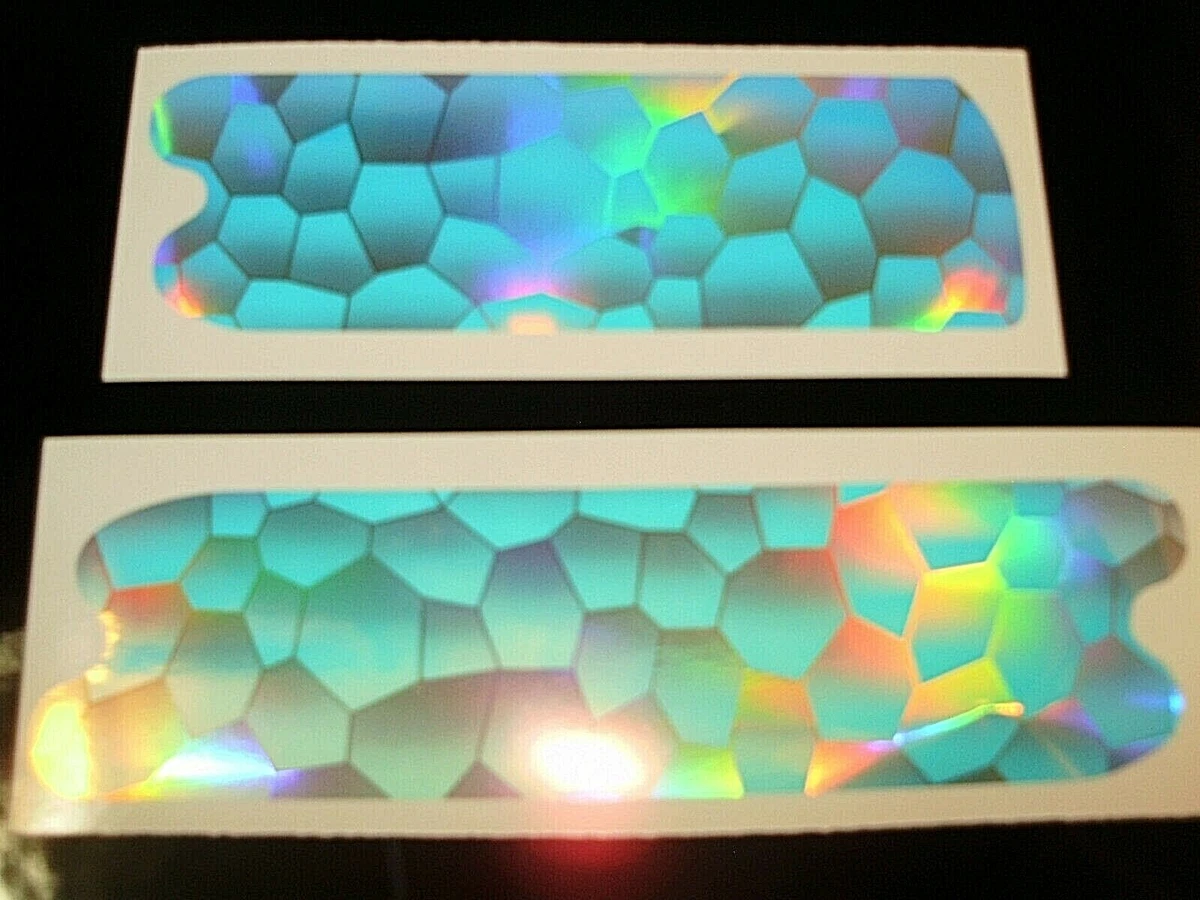 Moonscape UV Clear Trolling Spoon Lure Tape - Die-Cut Reflective Tape For Fishing Lures