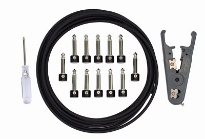 Kit de cable de corte personalizado para pedal de guitarra de instrumento sin soldadura paquete de 6 para pedalera  Foto 1 de 4