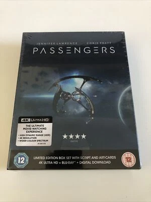 Passengers Limited Edition with Script and Postcards 4K UHD Ultra HD Movie Film - Image 1 of 4