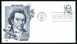 USA, SCOTT # 1863, MARG FDC COVER OF JOHN JAMES AUDUBON YEAR 1985 - Picture 1 of 1