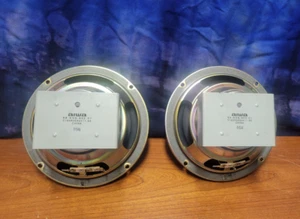 Ceramic Speaker 6 3/4" Pair Aiwa 6 Ohm Smooth Cone 80 watts Model 88-NSG-602-01 - Picture 1 of 13