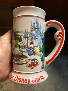 Tazza Disney Ceramarte Vintage Birra Stein Tankard Disneyland - Foto 1 di 3