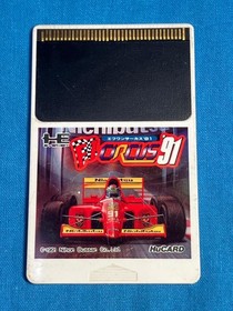 F1 CIRCUS 91 Nichibutsu PC Engine HuCard Cartridge Only Used Tested Japanese ver