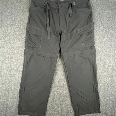 The North Face Pants Mens 3XL Long Gray Convertible Zip-Off Cargo Hiking A4J0 - Image 1 of 4