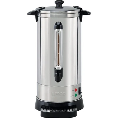 Nesco 50-Cup Coffee Urn CU-50 Stainless Steel Silver 078262009840 - Image 1 of 4