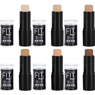 Maybelline Fit Me Shine-Free + Balance Stick Foundation-Wählen Sie Ihren Farbton - Bild 1 von 2