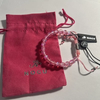 Pulsera NOGU Rosa Nebulosa/Plata Doble Galaxia Cristal Nueva con Etiquetas Foto 1 de 4