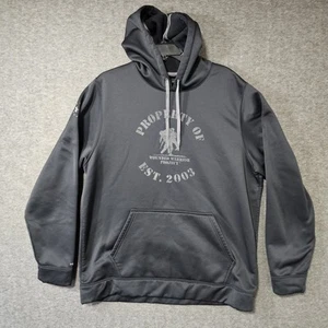 Under Armour Hoodie Men's XL Black Wounded Warrior Project Freedom USA Gym Adult - Picture 1 of 14