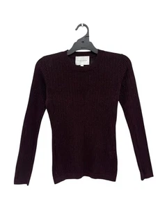 Viktoria and Woods Good Condition Women's Purple Forest Knit Top AU S - Picture 1 of 4