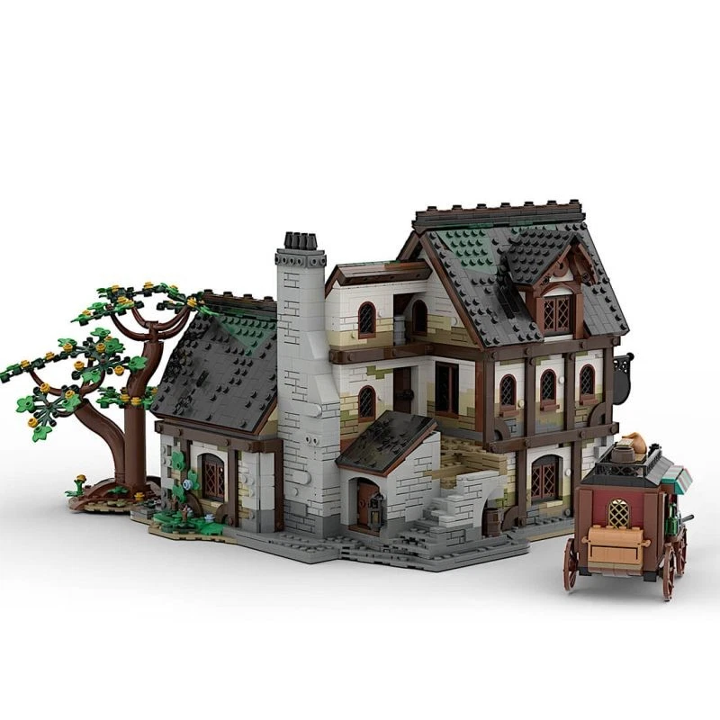 Custom: Medieval Tavern with Interior Modular Building 3422 PCS MOC-177601 - Image 1 of 4