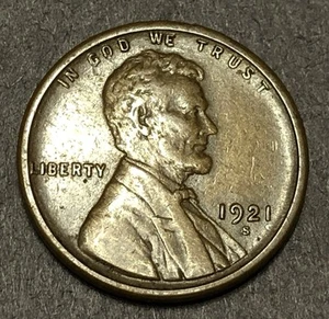 Centesimo di grano Lincoln 1921-S - Foto 1 di 2