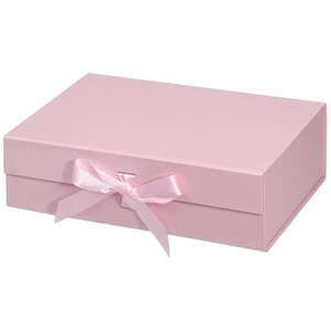 Rosa Geschenkbox 10,5x7,5x3,1 Zoll, Geschenkboxen mit Magnetdeckel & Bänder für... - Bild 1 von 7