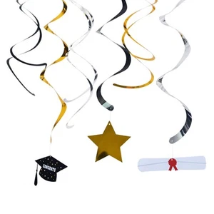12 Pcs Doctor's Hat Hanging Decoration Leaving School Decorations Graduation - Picture 1 of 12