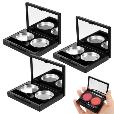  3 Sets Makeup Palette Organizer Eyeshadow Pan Case Container DIY Compacts - Image 1 of 4